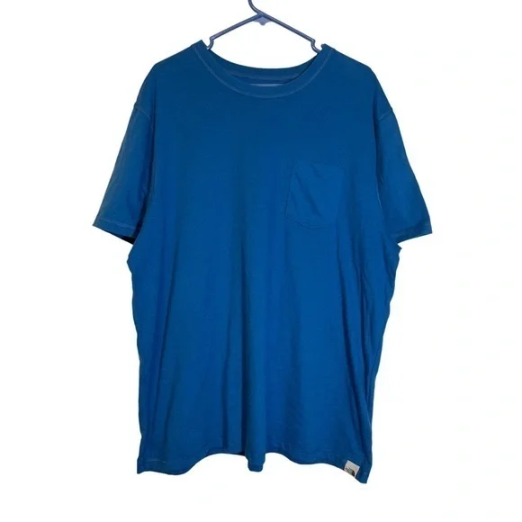 The North Face Standart Fit Turquoise Pocket Pullover Shirt Size XXL NWT #1877