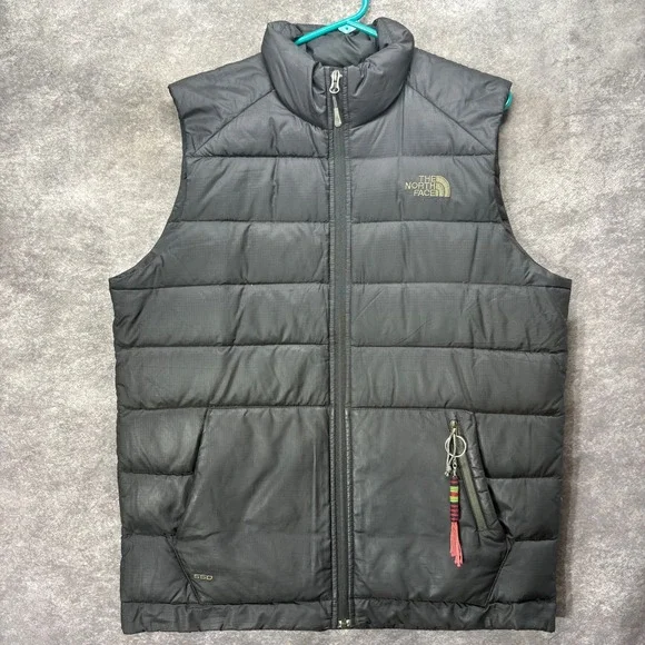 The North Face 550 Goose Down Filled Puffer Vest Men's Size M Black Gorpcore