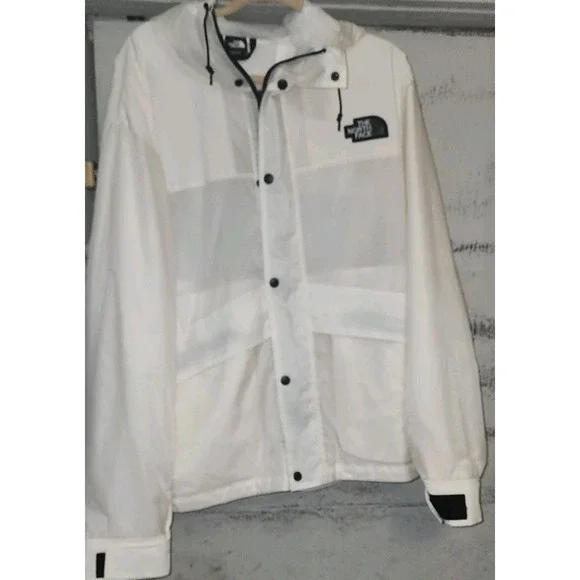 The North Face Outline Windwall Jacket Mens XL White windbreaker