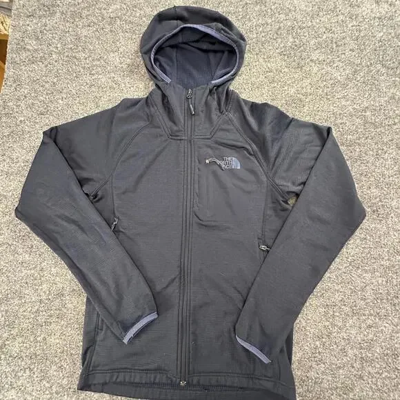 The North Face Men's Black Full-Zip Hoodie Sweatshirt Size S #296‎