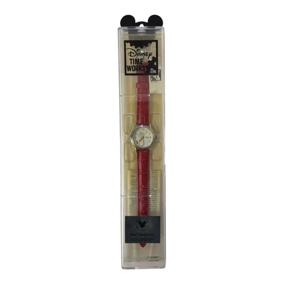 Walt Disney World Park Special Collector Series Tinker Belle Red Christmas Watch