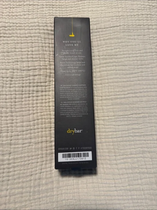 Drybar Yellow The Baby Brush Crush Heated Straightening Brush