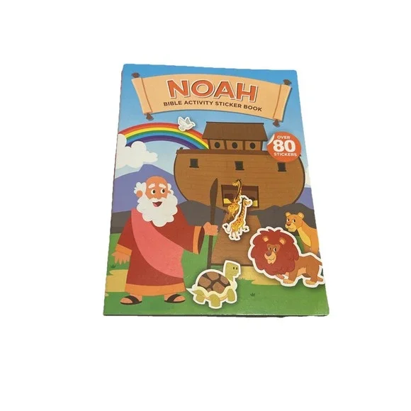 NOAH Bible activity Sticker Book Over 80 Stickers Bible  Noahs Arc
