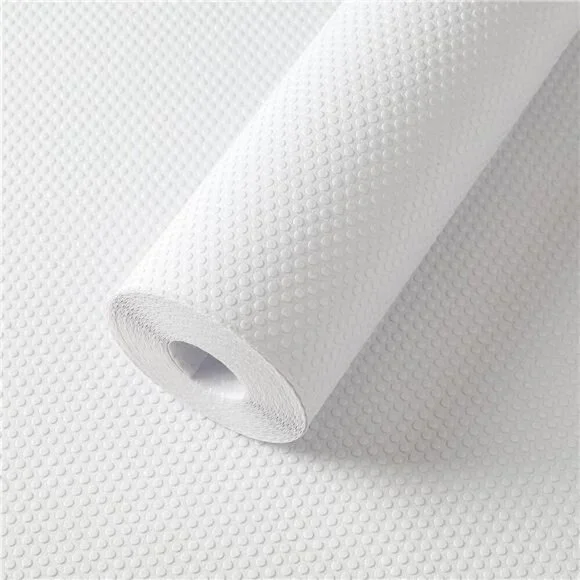 White Shelf Liner Waterproof Drawer Cabinet Liner 17.7 x 96 Inch Kitchen Mat