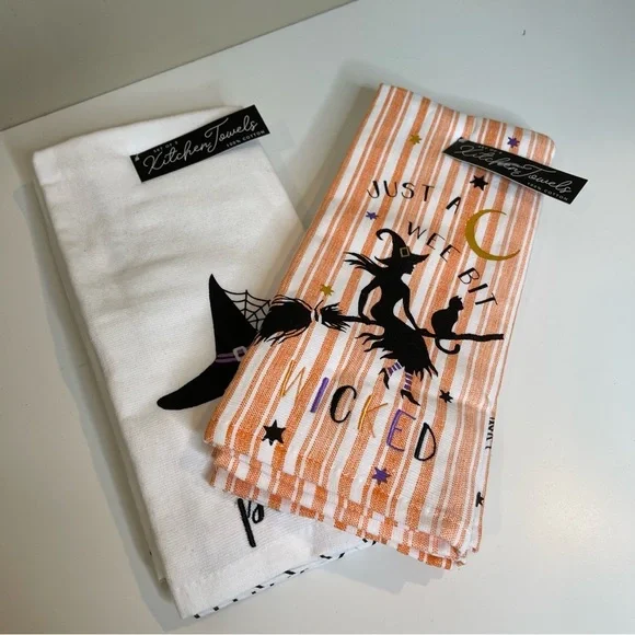 Halloween dish towels nwt