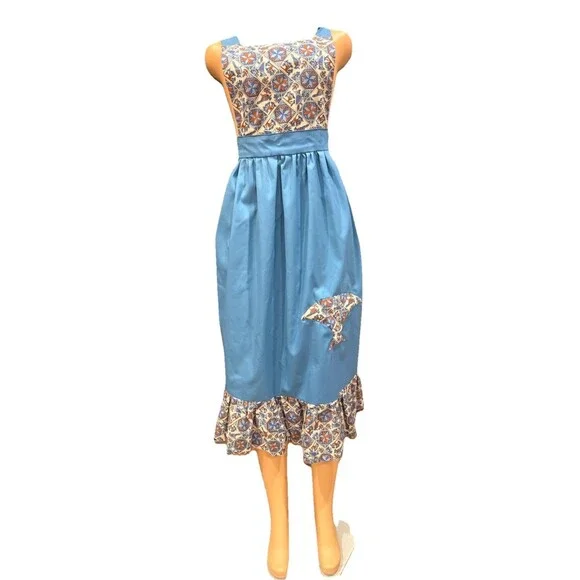 Floral Cute Apron Smock , Cooking, Bar Very Nice‎