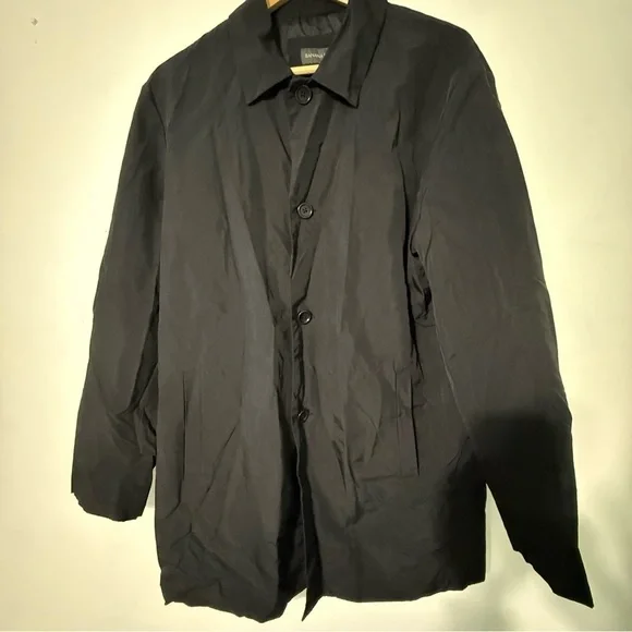 Banana Republic Men's Black Trench Coat