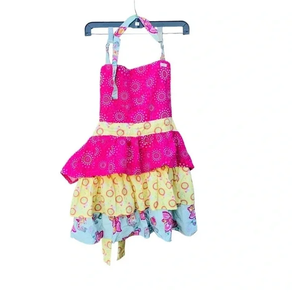 Fresh Tomatoes Vibrant Ruffled Apron like new
