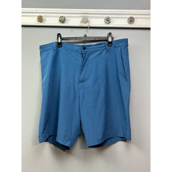Banana Republic Mens Core Temp Blue Performance Golf Shorts Size‎ 40