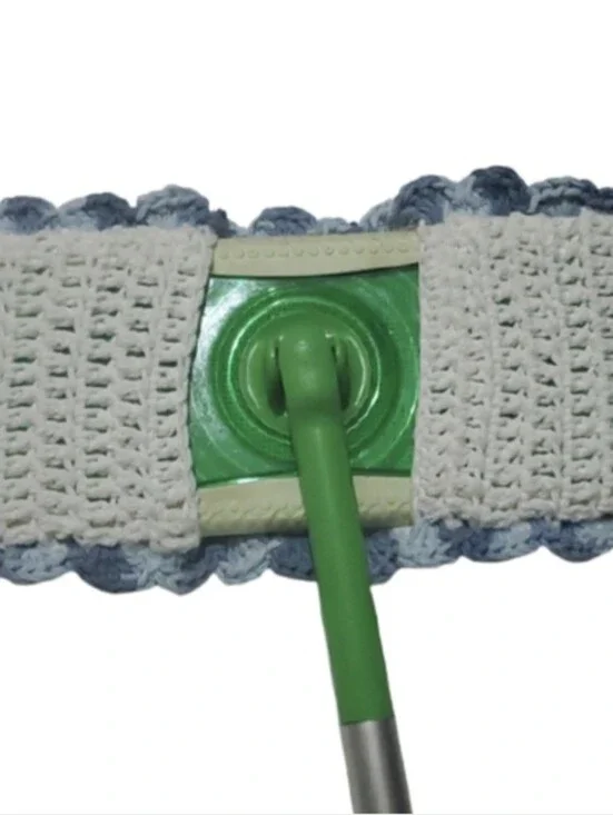 Set of 2 Eco-Friendly Organic Handmade Reuseable Cotton Cleaner Mop Covers Cloth