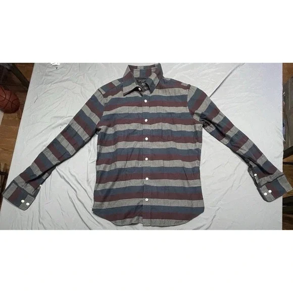 Banana Republic Soft Wash Striped Shirt‎ Size Medium