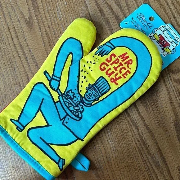 Blue Q Oven Mitt Cook Bake Mr Spice Guy