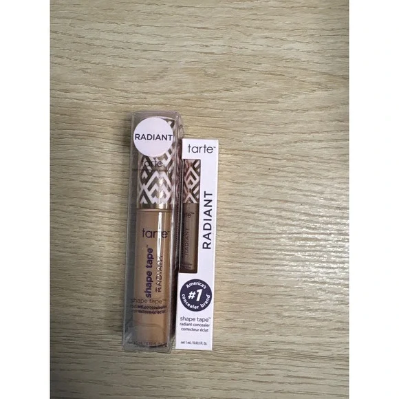 Tarte Shape Tape Radiant Concealer Bundle 44H Tan Full & Travel Size