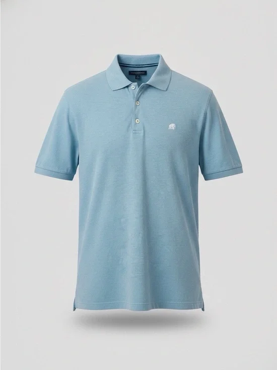 Banana Republic Factory Light Blue Polo Shirt Men’s Short Sleeve