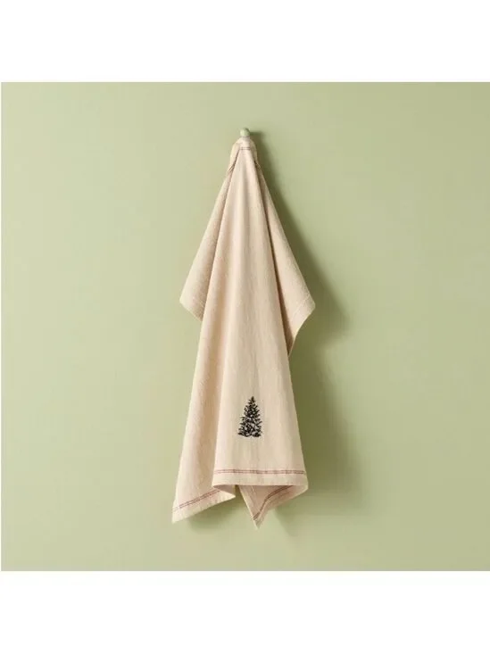 Flour Sack Towel Embroidered Tree Red - Hearth & Hand™ with Magnolia