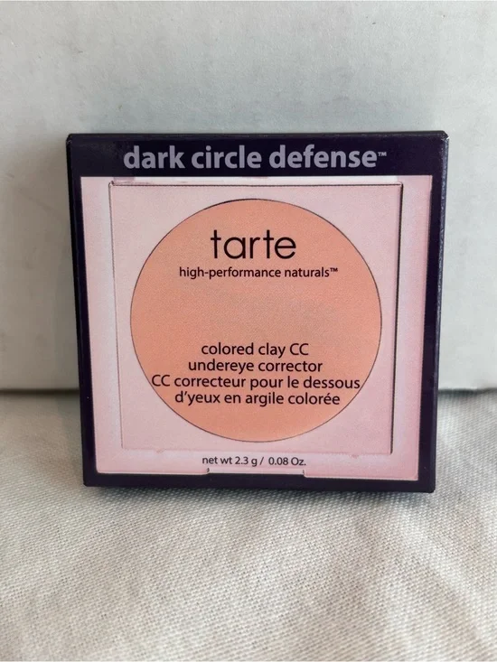 Tarte Colored Clay CC Corrector Light Medium Peach Under Eye Concealer NEW