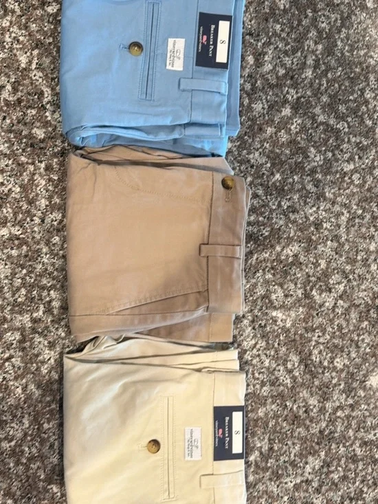 Vineyard Vines Kids Bottoms - Light Blue, Tan, Cream