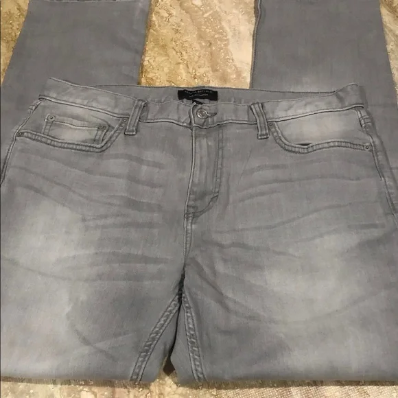 Banana Republic Light Gray Slim Techmotion Jeans