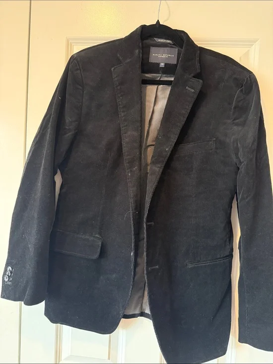 Banana Republic Men's Black Corduroy Sport Coat