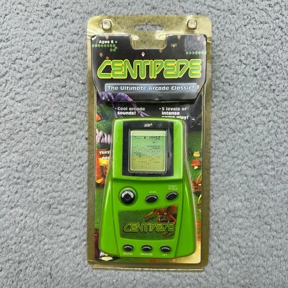NIP 2003 MGA Entertainment 27604SL Centipede Arcade Classic Handheld Game 248279