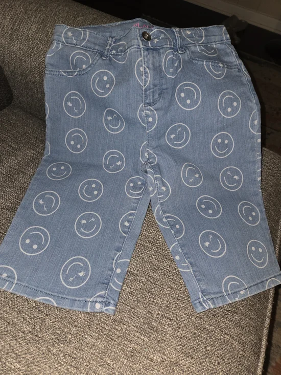 Place Light Blue Smile Print Jeans