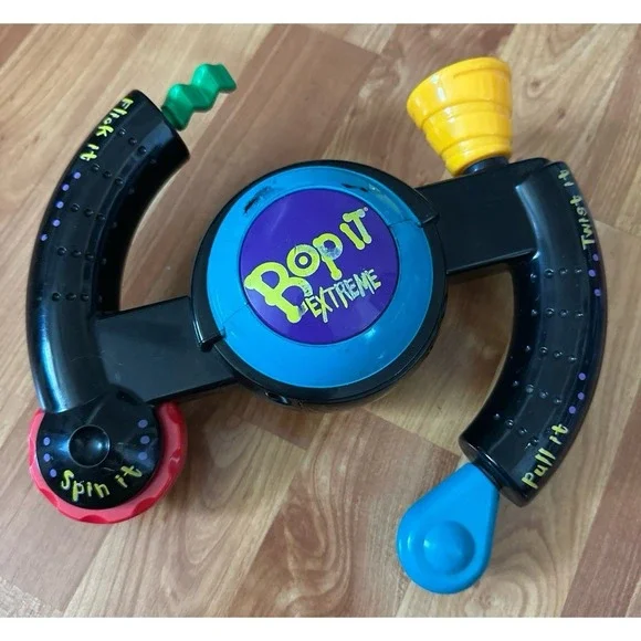 Vintage Hasbro BOP IT EXTREME 1998 Handheld Electronic Game Toy‎ Tested & Works