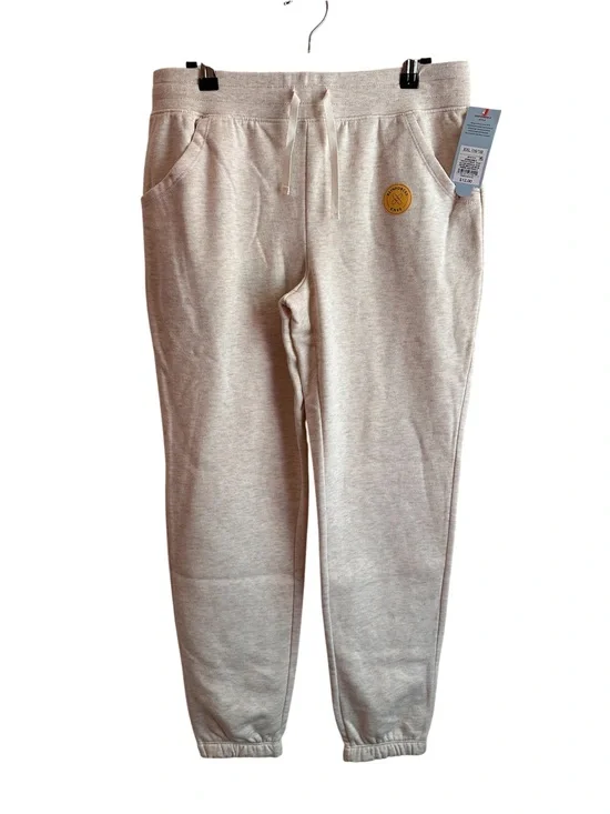 Cat & Jack Light Beige Heather Drawstring Jogger Sweatpants