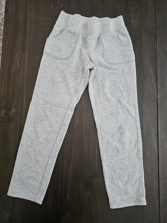 Athletic Works Light Gray Kids Jogger Sweatpants