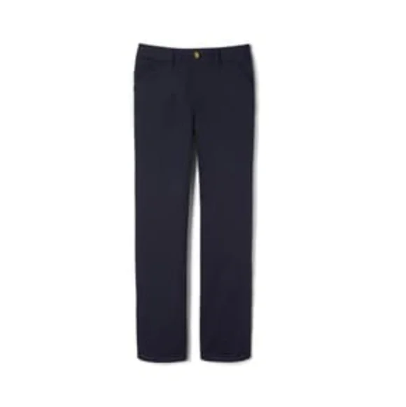 French Toast Girls Straight Leg Stretch Pull-on Pant Navy Size 5 Nwt