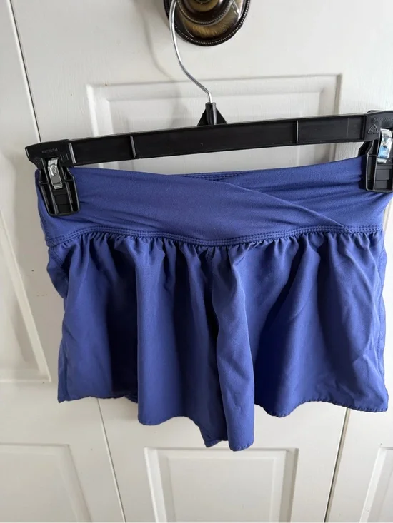 Yogalicious Girls Purple Flutter Shorts