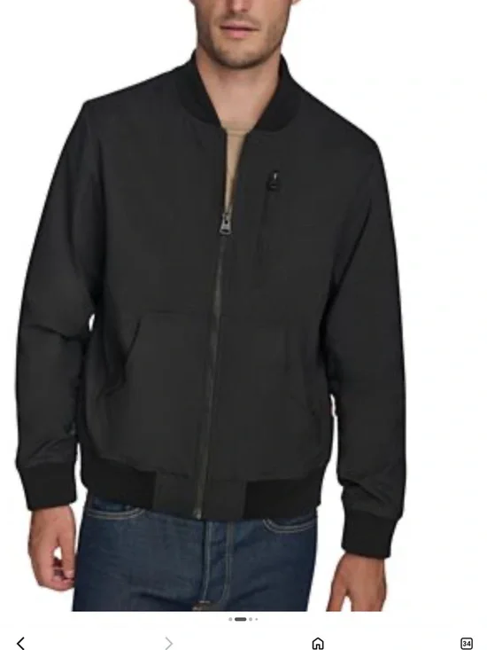 Banana Republic Black Bomber Jacket