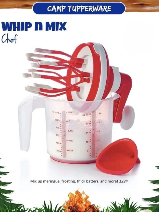 NWT Tupperware Whip n Mix Chef
