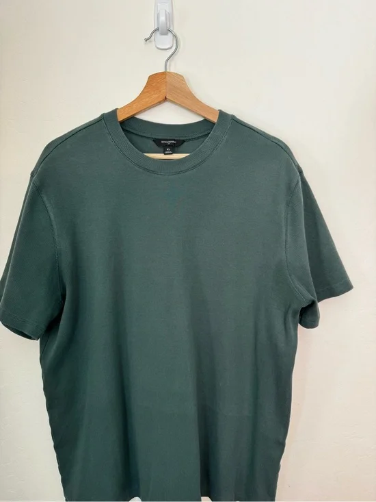 Banana Republic Short Sleeve Basic-Forest Green XL