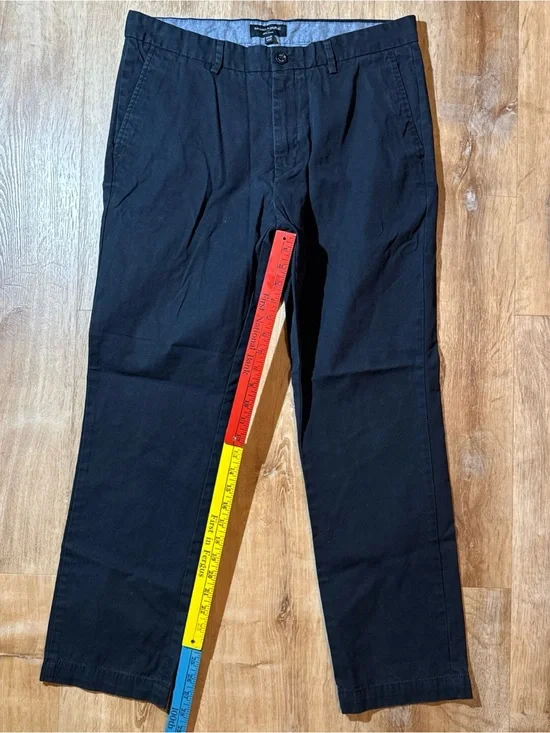 Banana Republic Pants Mens 34x30 Aiden Chino Straight Casual Cotton Gray Office