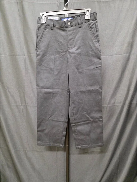 French Toast Boys Black Pull On Relaxed Fit School Uniform Pants Husky 10