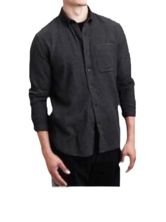 Banana Republic Men's Button Down Flannel Shirt Size M Long