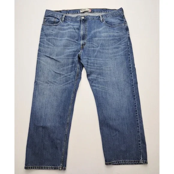 Levi's 559 Jeans Relaxed Straight Fit Blue Mens 48x30 Red Tab Denim y2k