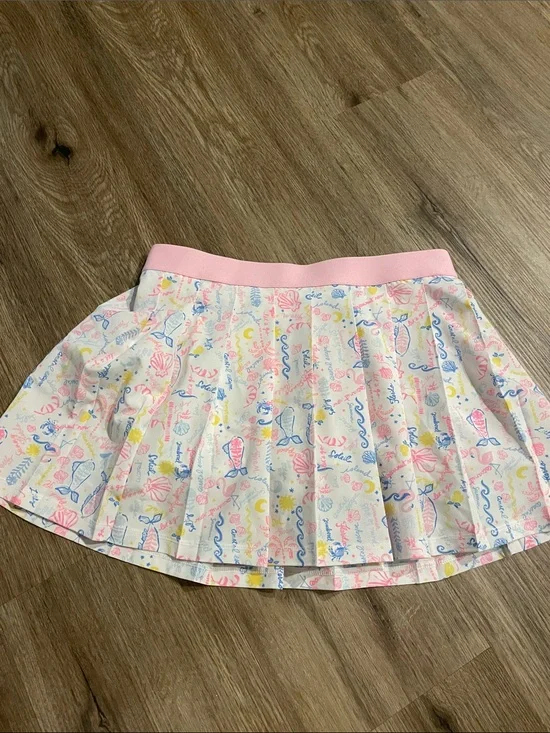 Lilly Pulitzer White Skort with Pink Waistband