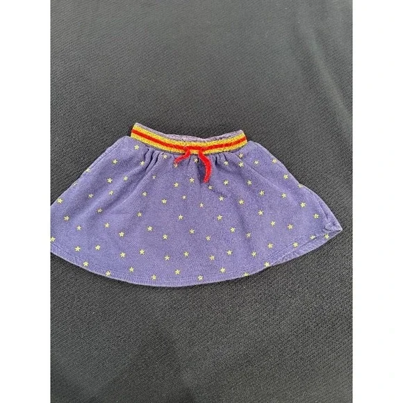 Mini Boden 6-7Y Sweatshirt Skirt Stars