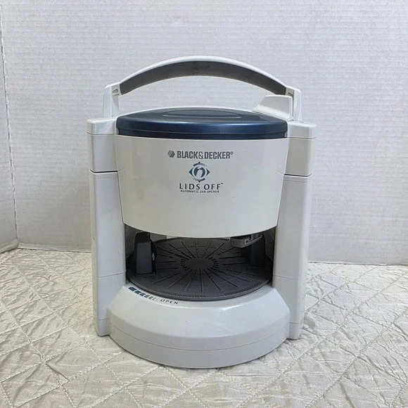 Black‎ & Decker Lids Off JW200 Jar Opener Electric Automatic Tested