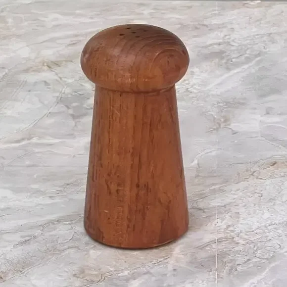 Wooden Handcrafted Salt or Pepper Shaker 4.4