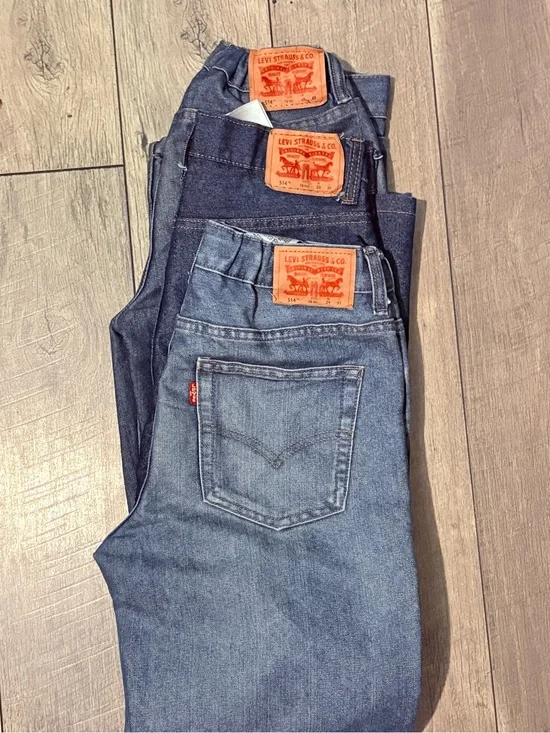 Levi's Kids Denim Jeans Trio in Light, Medium and Dark Blue