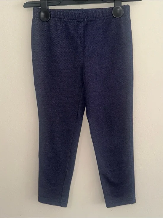 Carter's Blue Toddler Girl Leggings Pullon Size 6 Elastic Waist Cotton Blend