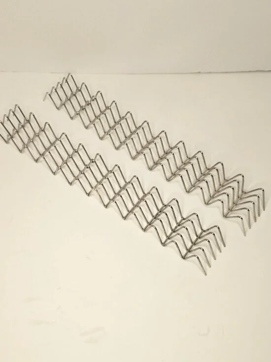 Set of 2 Steel Taco Holders Stands Reversible Holds 12 Tacos Each 15