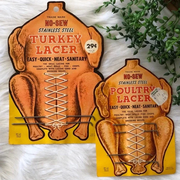 Vintage poultry lacers