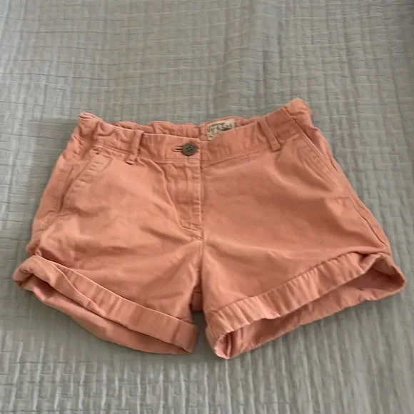 Crewcuts Peach Cuffed Shorts