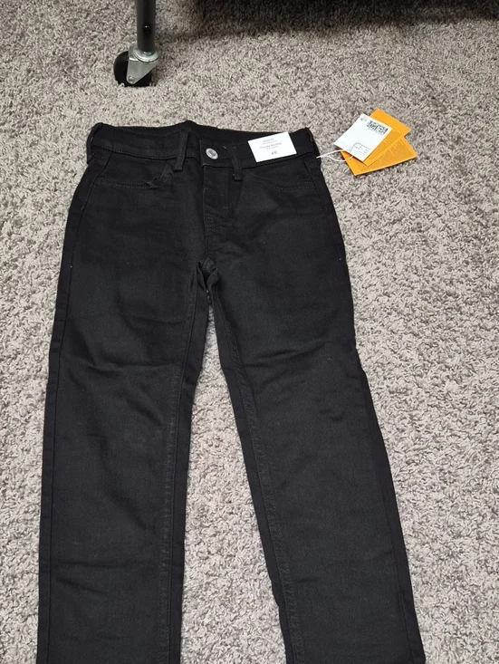 H & M Black Straight-Leg Jeans SIZE 5-6