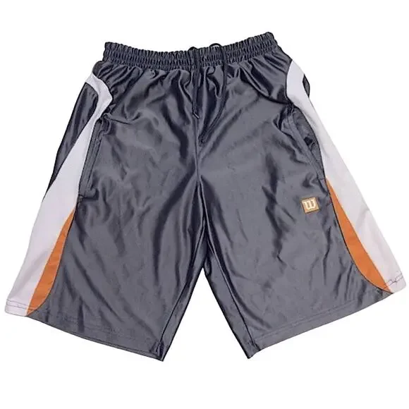 Wilson Boys Basketball Shorts Large 14 16 Gray