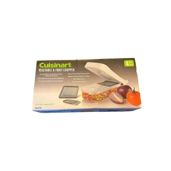 Cuisinart Vegetable and Fruit Chopper 4 pc Set (Cheese Too!)