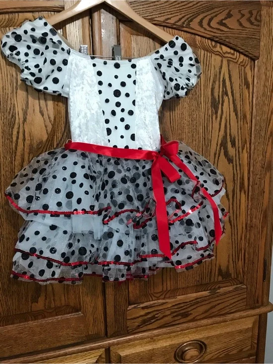 Revolution Girls Small Puppy Dog Dalmatian Dance Tutu Ballet Costume